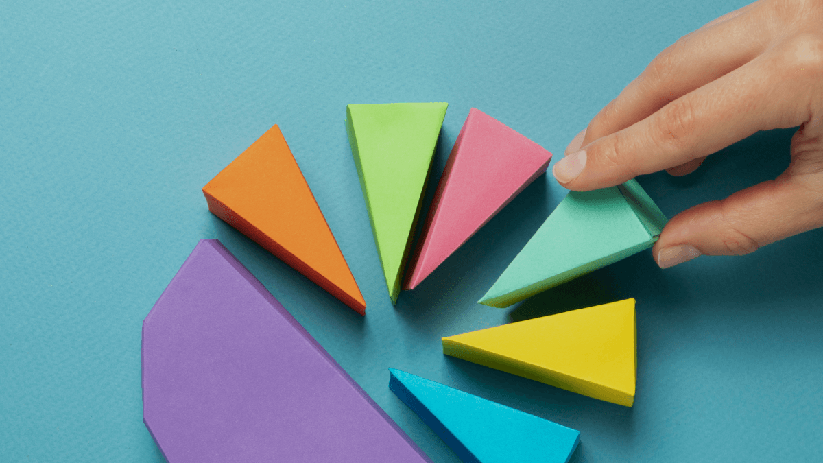 Example of diversification by assets: core + altcoins