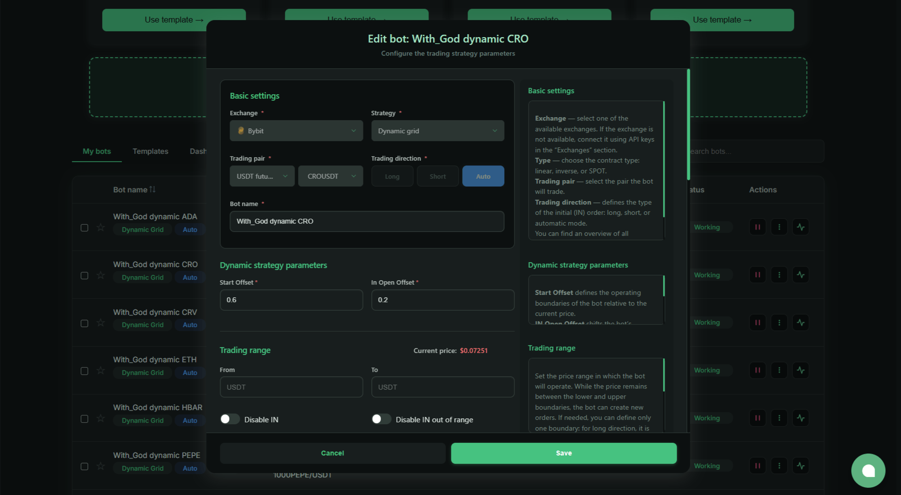 Visual Builder Ginarea