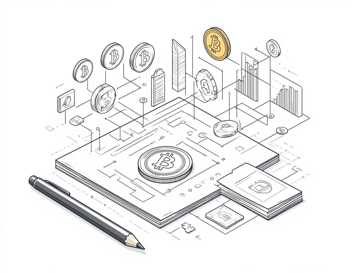 Структура Whitepaper и пример распределения токенов в криптопроекте